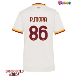 AS Roma Rodrigo Mora #86 Udebanetrøje Dame 2026-27 Kort ærmer AS Roma Rodrigo Mora #86 Udebanetrøje Dame 2026-27 Kort ærmer